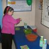 Wendy throwing a party for Roswell Girl Scouts 